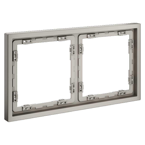 Рамка пластиковая Voltum S70 на 2 поста, (кашемир) VLS100203 Рамка пластиковая Voltum S70 на 2 поста, (кашемир) VLS100203