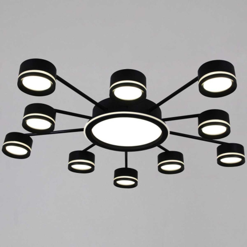 Потолочная люстра Reluce 20590-0.3-5+5+1 Black