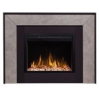 Электрокамин RealFlame Jersey 25,5 GR графит с очагом Saphir 25,5