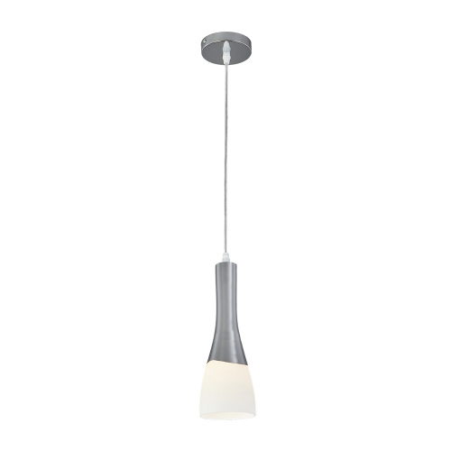 Подвесной светильник Escada 10167/1S E27*60W Chrome/White Подвесной светильник Escada 10167/1S E27*60W Chrome/White