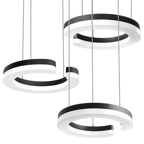 763337 Подвес UNITARIO 34.5W LED 3795LM ЧЕРНЫЙ МАТОВЫЙ 3000K фото 3