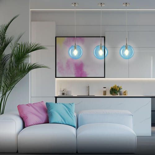 Citilux Томми CL102627 Светильник подвесной Голубой фото 8 Citilux Томми CL102627 Светильник подвесной Голубой фото 8