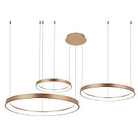 Люстра подвесная золото LED 138Вт D38+58+78см Zortes Innra ZRS.90612.03