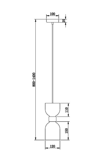Подвесной светильник Freya FR5203PL-01CH1 фото 7