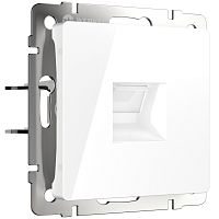 Розетка Ethernet RJ-45 cat. 6A экранированная (белый) W5120101