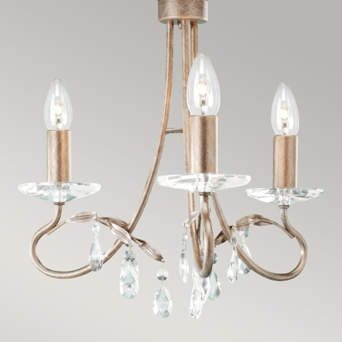 Люстра Elstead Lighting CRT3-SILVER-GOLD фото 4 Люстра Elstead Lighting CRT3-SILVER-GOLD фото 4