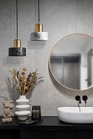 Подвесной светильник Cloyd ANTUAN P1 / Ø15 см - черн.мрамор (арт.10795)