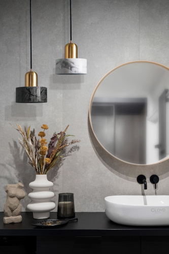 Подвесной светильник Cloyd ANTUAN P1 / Ø15 см - черн.мрамор (арт.10795) Подвесной светильник Cloyd ANTUAN P1 / Ø15 см - черн.мрамор (арт.10795)