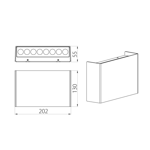 Настенный фонарь Natural Concepts, Арт. NC-003328-DG фото 11