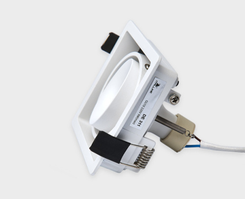 DE-311 white светильник встраиваемый поворотный фото 3 DE-311 white светильник встраиваемый поворотный фото 3