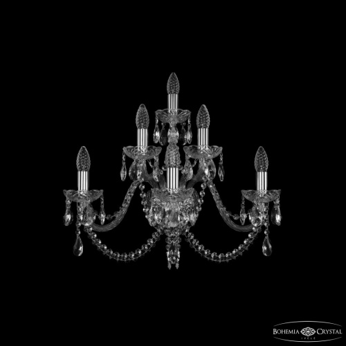 Бра хрустальные 1402B/3+2+1/240 Ni Bohemia Ivele Crystal (Богемия Ивеле Кристалл) Бра хрустальные 1402B/3+2+1/240 Ni Bohemia Ivele Crystal (Богемия Ивеле Кристалл)