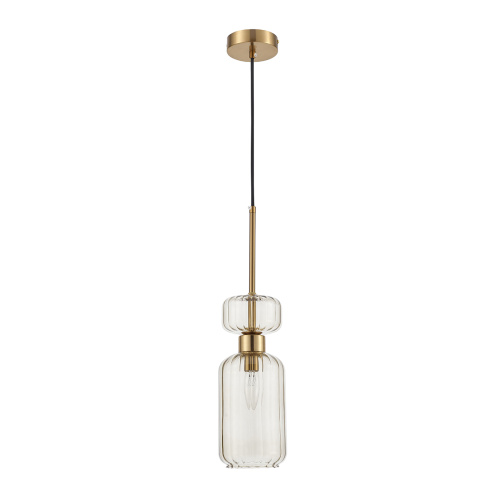 Подвесной светильник Escada 1141/1S E14*60W Antigue copper/Beige фото 2