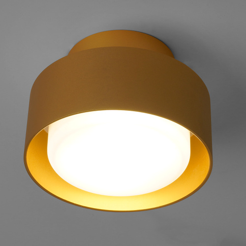 Светильник потолочный Feron HL367 Barrel AURA 12W, 230V, GX53, золото IP44 фото 2