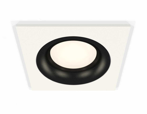 Комплект встраиваемого светильника Ambrella light Techno Spot XC7631002 SWH/PBK белый песок/черный полированный (C7631, N7011)