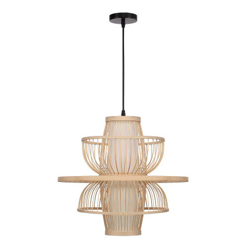 SL6241.513.01 Светильник подвесной ST-Luce Древесный/Белый E27 1*40W ALMA фото 7