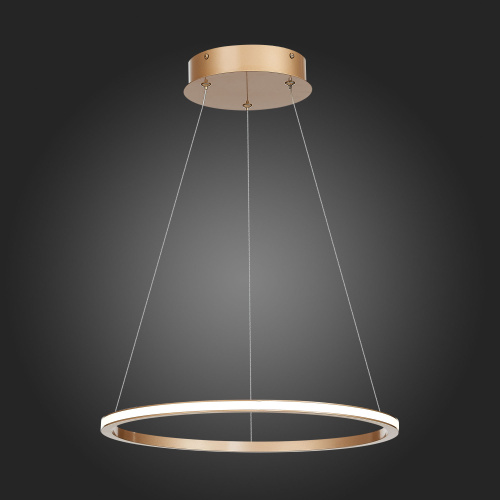 ST604.243.22 Светильник подвесной ST-Luce Золотистый/Белый LED 1*22W 4000K Подвесные светильники фото 4