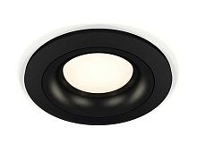 Комплект встраиваемого светильника Ambrella light Techno Spot XC7622002 SBK/PBK черный песок/черный полированный (C7622, N7011)