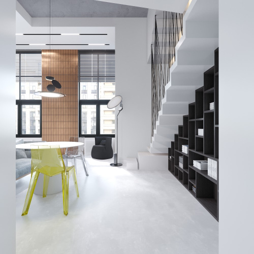 Напольный светильник Cut Black фото 3