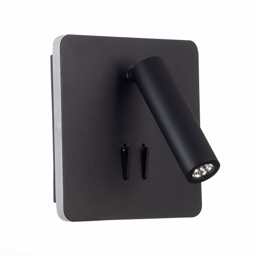 SL1586.431.01 Светильник настенный Черный LED 1*9W 3000K 624Lm Ra>80  IP20 L-xW140xH140 170-240V Настенные светильники фото 2