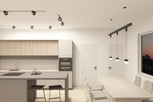 DK8030-BK Акцентный светильник SMART GRILL 12W DIM 3000K-6000K черный фото 3