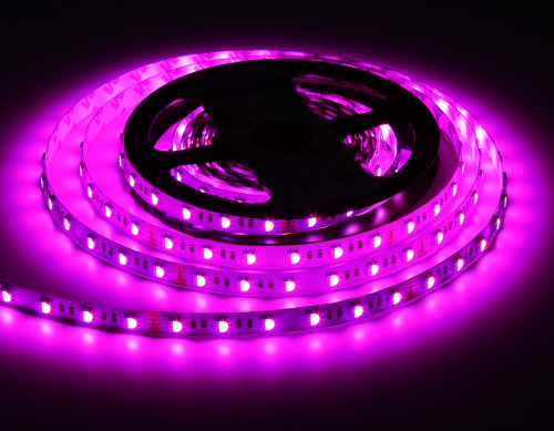 Светодиодная лента 24В 5050 60Led 10Вт/м Цветная RGB+W 3000K IP20 5м фото 13
