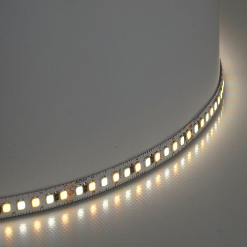 Лента светодиодная 192SMD(2835)/м 16Вт/м 24V 5000*8*1.44мм 3000К+6500K, IP20, LS504 фото 10