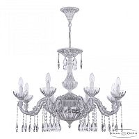 Люстра с хрустальными подвесками AL79101P/8/250 A WMN P Clear/M-1H Bohemia Ivele Crystal (Богемия Ивеле Кристалл)