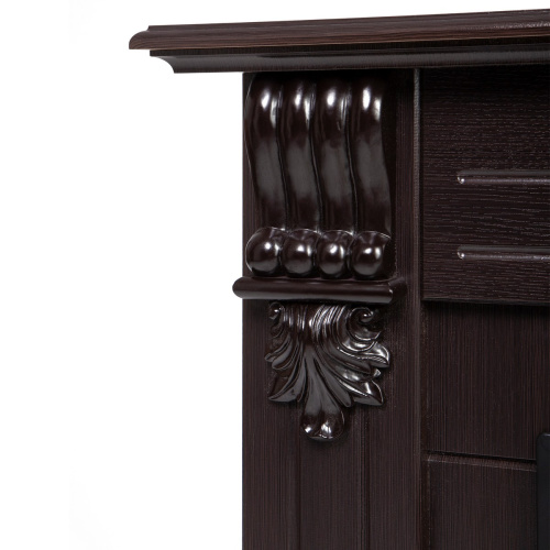 Каминокомплект OTTAWA/ПРАГА Венге с очагом Электроочаг MAJESTIC LUX RC/МАДЖЕСТИК С ПУЛЬТОМ фото 7