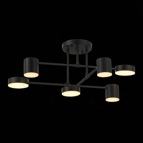 SLE201042-06 Светильник потолочный Черный/Черный LED 6*7W 4000K NOBEL фото 13