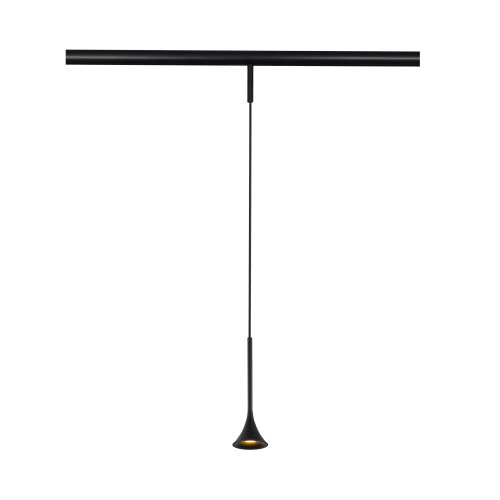 ST688.436.05 Магнитный трековый светильник Черный LED 1*5W 3000K Lm Ra>90  IP20 D70xH225 24V SUPER5