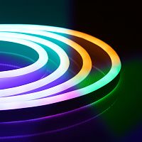 Лента светодиодная,77SMD(5050)/м 8Вт/м 220V IP67 10м, RGB , FERON LS720 с 1 контроллером, 2 заглушками, 10 крепежами в комплекте