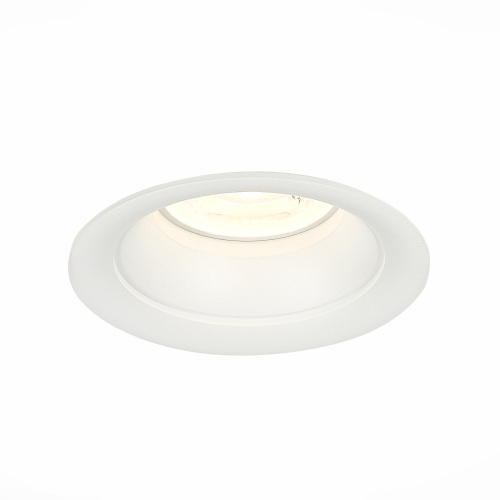 ST200.508.01 Св-к встр. Белый GU10 1*50W  D89xH40 220V Без ламп Встраиваемые светильники фото 2