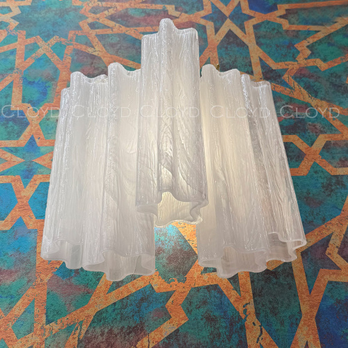 Бра Cloyd ANNO-B W1 / выс. 29 см - латунь светл. - стекло белые облака (арт.20467) фото 6 Бра Cloyd ANNO-B W1 / выс. 29 см - латунь светл. - стекло белые облака (арт.20467) фото 6