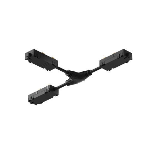 TR2115-BK Гибкий Т-образный, электрический коннектор трека SMART, черный фото 3