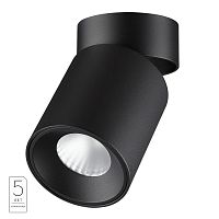 7132/7CL HIGHTECH ODL26 325 Потолочный светильник черный/металл IP20 LED 7W 525Лм 3000K 36° 220-240V TURNO