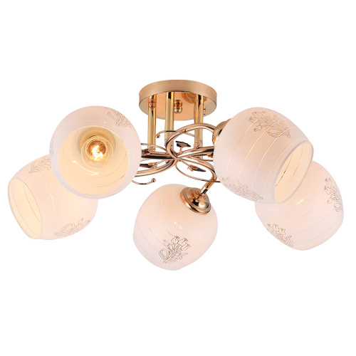 Потолочный светильник Escada 1121/5PL E27*40W Gold Потолочный светильник Escada 1121/5PL E27*40W Gold