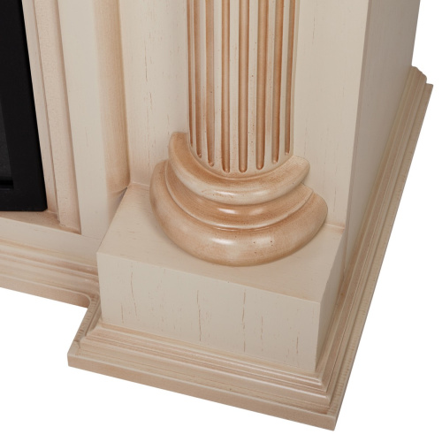 Каминокомплект LONDON/ЛОНДОН Бежевый дуб с бежевой патиной с очагом Электроочаг EPSILON/ЭПСИЛОН 33 фото 7