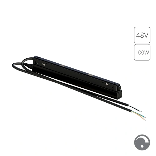 Блок питания встраиваемый в трек 48V 100W для магнитной трековой системы ARTE LAMP LINEA A482706