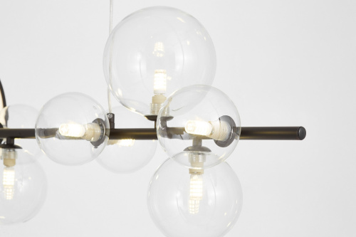 Подвесной светильник Lumina Deco LDP 7033-7 BK+CL фото 5 Подвесной светильник Lumina Deco LDP 7033-7 BK+CL фото 5