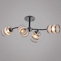 Потолочная люстра Reluce 45360-0.3-04 BK+CR