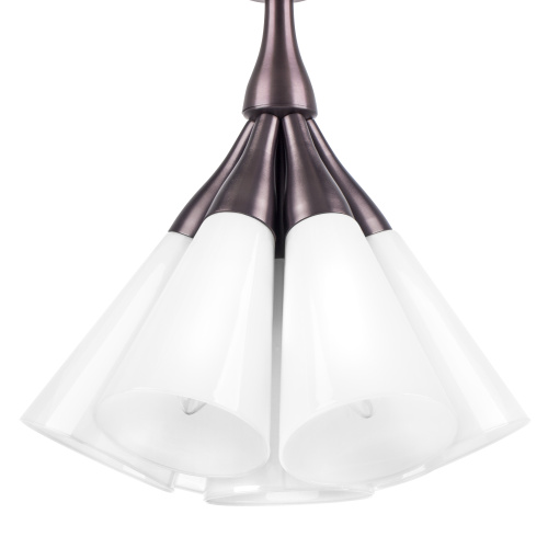 757070 Люстра CONE 7х10W (led) E14 КОФЕЙНЫЙ/БЕЛЫЙ фото 3 757070 Люстра CONE 7х10W (led) E14 КОФЕЙНЫЙ/БЕЛЫЙ фото 3