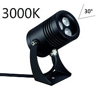 6648/6WA3 NATURE ODL25 687 черный/металл Фасадный поворотный светильник на 360° IP67 LED CREE 6W 3000K 30° AC85-265V STIMA