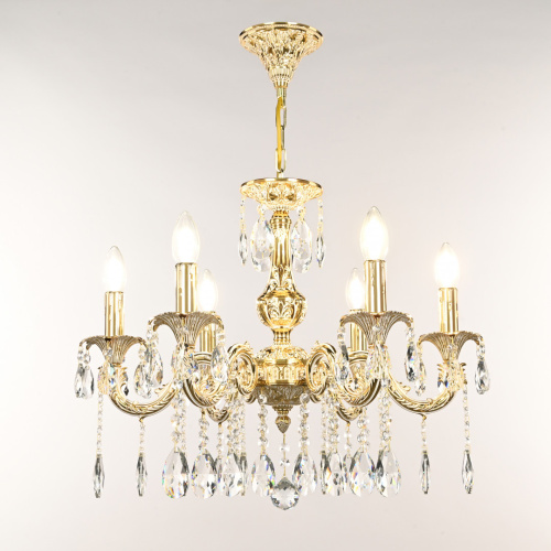 Люстра с хрустальными подвесками AL79101/6/175 A GW Bohemia Ivele Crystal (Богемия Ивеле Кристалл) фото 3