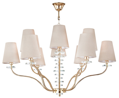 Crystal Lux Люстра Crystal Lux ARMANDO SP6+6 GOLD