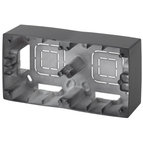 Коробка для накладного монтажа 2-постовая ЭРА 12 12-6102-05 Б0043174 Коробка для накладного монтажа 2-постовая ЭРА 12 12-6102-05 Б0043174