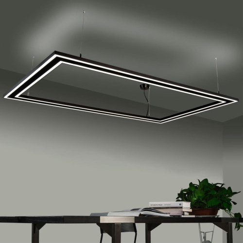 358446 OVER NT20 346 черный Подвесной светильник IP20 LED 40W вниз + 20W вверх 100-277V ITER фото 3 358446 OVER NT20 346 черный Подвесной светильник IP20 LED 40W вниз + 20W вверх 100-277V ITER фото 3