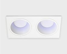 IT08-8013 white 4000K 2 шт + IT08-8015 white светильник встраиваемый с рамкой