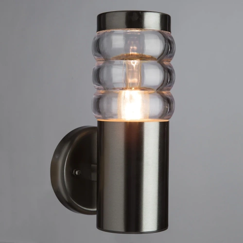 Уличный настенный светильник Arte Lamp PORTICA A8381AL-1SS фото 2 Уличный настенный светильник Arte Lamp PORTICA A8381AL-1SS фото 2