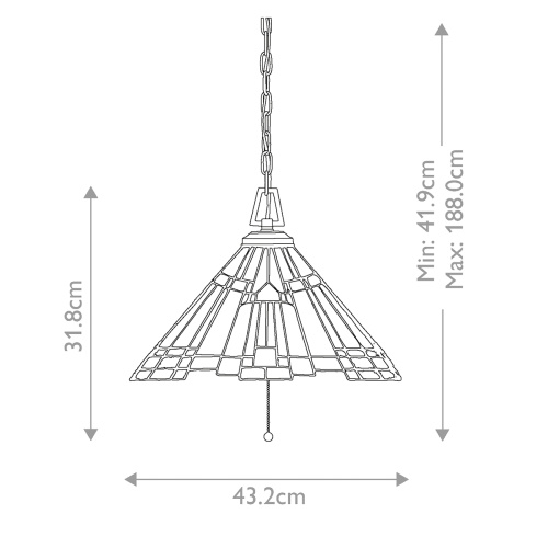 Подвесной светильник Quoizel, Арт. QZ-INGLENOOK-P-A фото 2