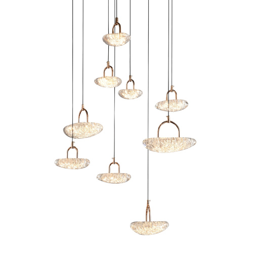 Подвесной светильник MT9125-9H french gold фото 7